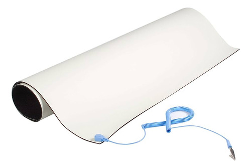 Tapete Antiestatico De Pvc Startech M3013 60x70cm Color Blanco