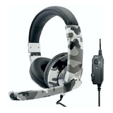 Auriculares Ps4 Gamer Xbox Camuflado Mute Celular Tablet 