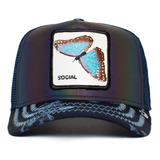 Gorra Goorin Bros 100% Original Elephant Azul Elefante