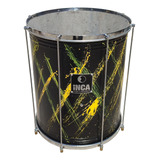 Repique Mor 16  X 8- Alto 50cm Inca Percusion Grunge Bicolor