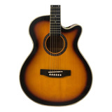 Mccartney Qag40eq-sb-gs Guitarra Electroacústica Sombreada