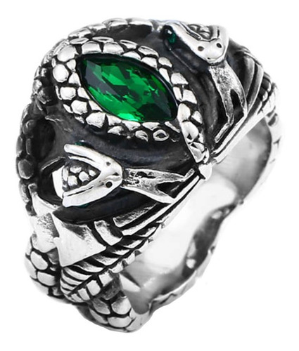 Anillo Aragorn Snake Vikingo Titatnio 316l Acero Inoxidable