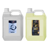 Onix Kit Bidón De Shampoo Neutro + Bidón Oro Liquido X 5 Lts
