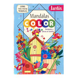 Libro Para Pintar Mandalas Niños Diseños Jardín