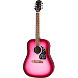 Guitarra Acustica EpiPhone Starling Blackpink Rosa