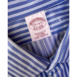 Camisa Brooks Brothers Franjas Azul Claro Y Oscuro