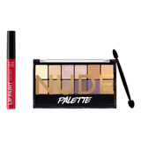 Avon Set Paleta Nude + Labial Lip Paint