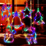 6 Piezas De Luces De Estrella De Navidad Para Ventana Letrer