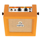 Amplificador Orange De Guitarra Cr3 Micro Crush 3 Watts Formato Mini Con 1 Parlante De 4' Watts Y Afinador Integrado
