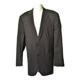 Saco Brooks Brothers Talla 44 L Hombre Gris Oscuro Original 