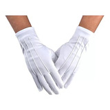 10 Pares De Guantes Blancos Para Militares, Escolta, Cadete,