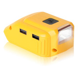 Cargador Adaptador Usb Para Batería De-walt De 20 V