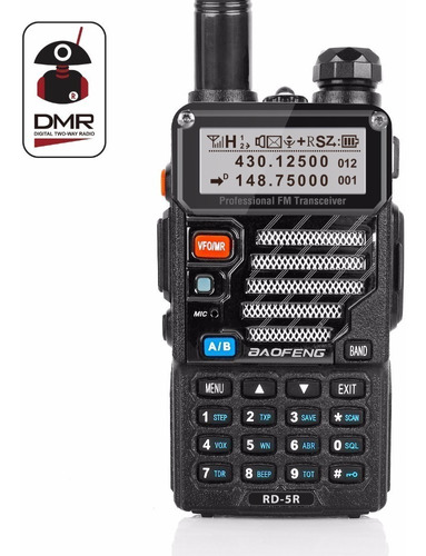 Radiotelefono Baofeng Rd-5r Dmr Tier Ii Vfo Banda Dual Digit