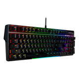 Teclado Gamer Mecánico Hyperx Alloy Mkw100 Rgb, Red / Inglés