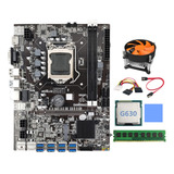 Placa Base Minera B75 Btc, Cable Y Ddr3 4 Gb 1600 Mhz Ram LG