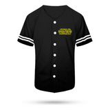 Jersey Casaca Beisbolera Logo Star Wars Guerra Bordada