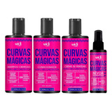 Kit Widi Care Curvas Magicas Shampoo + Cond + Creme + Nevoa