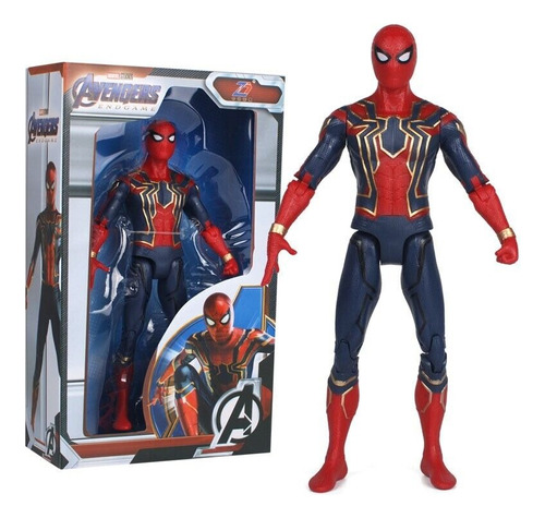 Avengers Super Hero Iron Spider Man Figura Modelo Juguete 