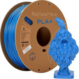 Filamento Polyterra Pla Plus Polymaker, 1.75mm - 1kg Color Blue