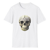 Polera Unisex Calaveras Esqueletos 3d Algodon Estampado