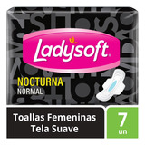 Toalla Femenina Nocturna Ladysoft Normal Tela Suave 7 Un
