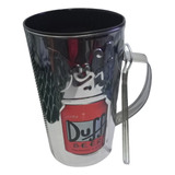 Vaso Guiro Cerveza Duff Standar Con Peineta 