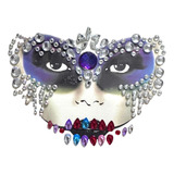 Pegatina Brillo Face Sticker Hallowen Maquillaje Catrina #47