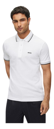 Polo Boss Hombre En Mezcla De Algodón Regular Fit Con Logo 