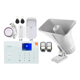 Kit Alarma Casa. 4g + Wifi App Tuya Smart + Sirena Grande.