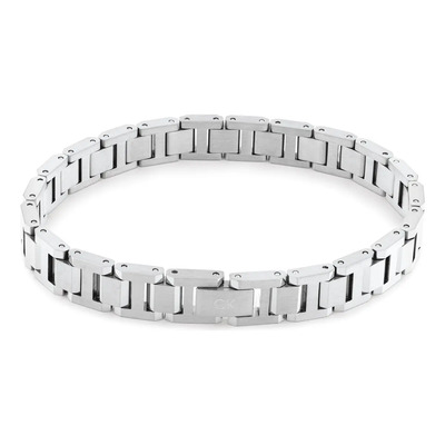 Pulsera Calvin Klein 35000284 de acero enchapado en plata color plateado para adultos | Envío gratis