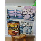 Donkey Konga - Jogo Na Caixa Original Com Dk Bongos