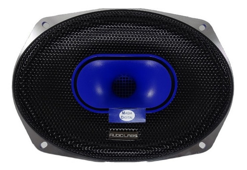 Medio Rango C/ Driver 6x9 Audiolabs Adl-pro69s 600w Rms 1pz Color Negro