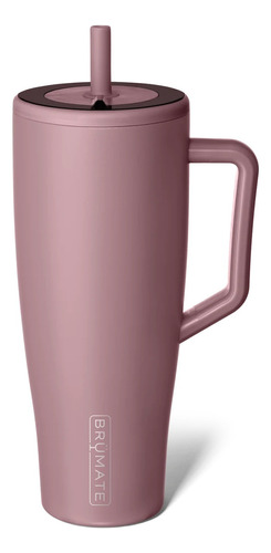 Brümate Era - 40oz Vaso Aislado 100% A Prueba De Fugas Color Rosa Tostado Liso