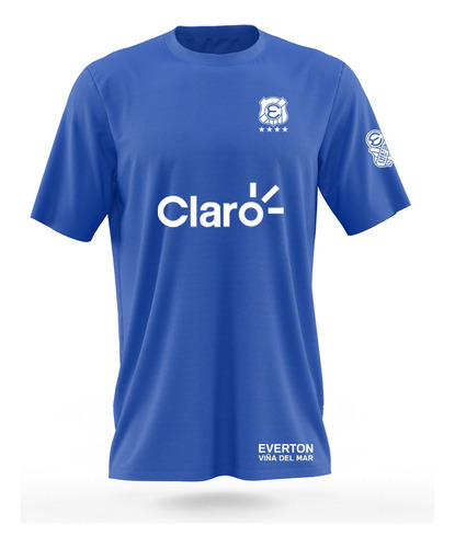 Polera Deportiva Dryfit Azulrey Fútbol Everton Viña Del Mar