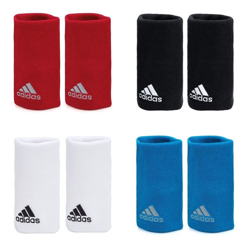 Par Munhequeira adidas Wristband Longa Tênis Padel Squash