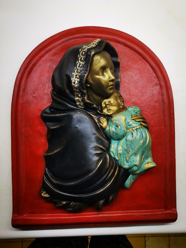 Cuadro Virgen Con Niño -moderno, Sobrio Y Elegante