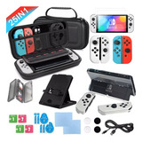 Kit De 25 Accesorios Funda Para Nintendo Switch Oled Estuche