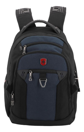 Mochila Masculina Alça Reforçada Notebook Impermeável Swiss