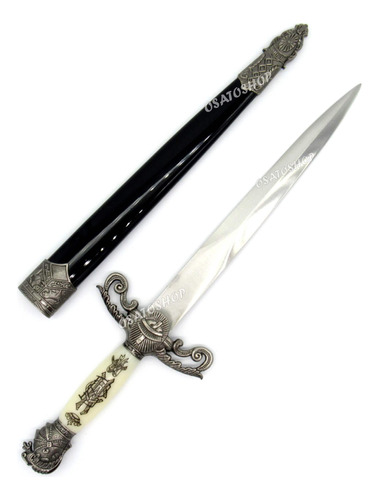 Espada Medieval Punhal Aco Inox Excelente Para Decorar