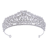 Diadema Clásica Con Forma De Tiara De Novia Con Forma De Cor