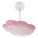 Luminária Pendente Infantil Nuvem Céu Lua Sol Azul Rosa Kid