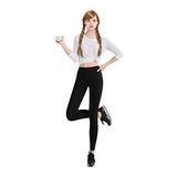 Zuuc Falda Para Mujer Con Cintura Elástica Leggings Gruesos 