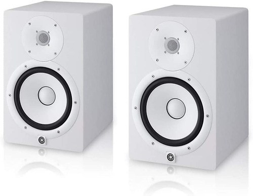 Yamaha Par De Monitores Hs8w Estudio Blanco 