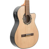 Fonseca 39kec Guitarra Clasica Criolla Con Corte Y Eq 