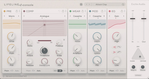 Excite Audio Lifeline Console Vst-daw + Instalacion