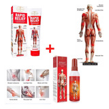 Kit Alivio Rápido De Dolor Muscular + Crema 