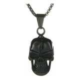 Collar Calavera Oversize Bisutería Pop Para Hombre