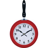 Reloj Cocina Sarten Rojo Just Home Collection