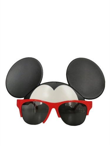 Traje Gafas De Sol Mickey  Lente Gris Marco Rojo