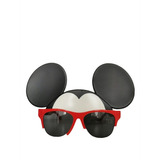 Traje Gafas De Sol Mickey  Lente Gris Marco Rojo